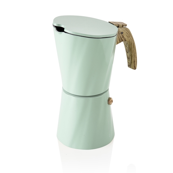 Brandani - caffettiera tower vintage 4 tazze tiffany allumini