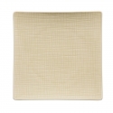Piatto quadrato piano 27 cm cream mesh rosenthal