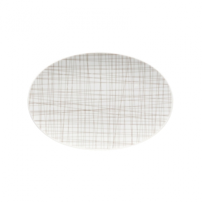 Piatto ovale 25 cm mesh rosenthal