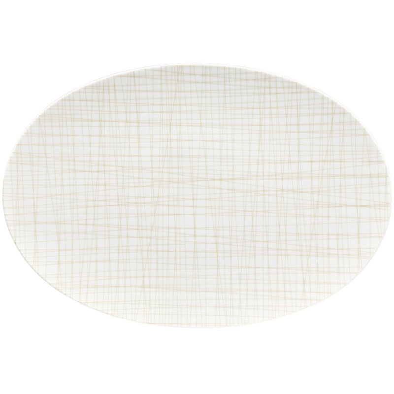 Piatto ovale 38 cm mesh rosenthal