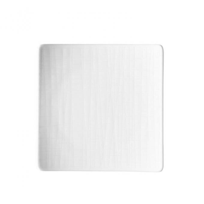 Piatto quadrato piano 14 cm mesh rosenthal