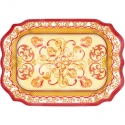 Vassoio toni arancio baci milano