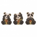 Confezione 3 panda