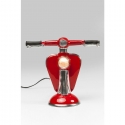 Lampada da tavolo scooter rosso led kare design