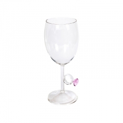 Calice vino con anello Balvi